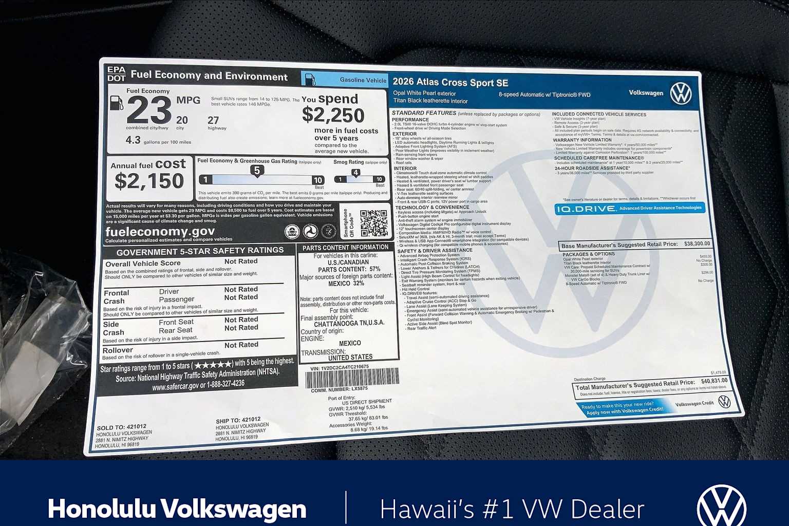 Thumbnail: 2026 Volkswagen Atlas - 23