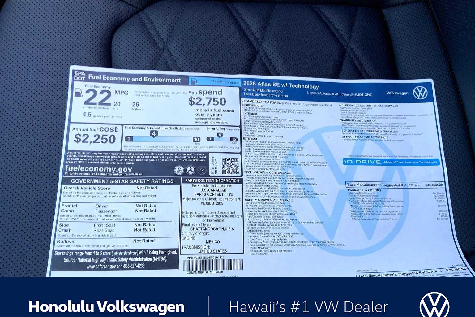 Thumbnail: 2026 Volkswagen Atlas - 23
