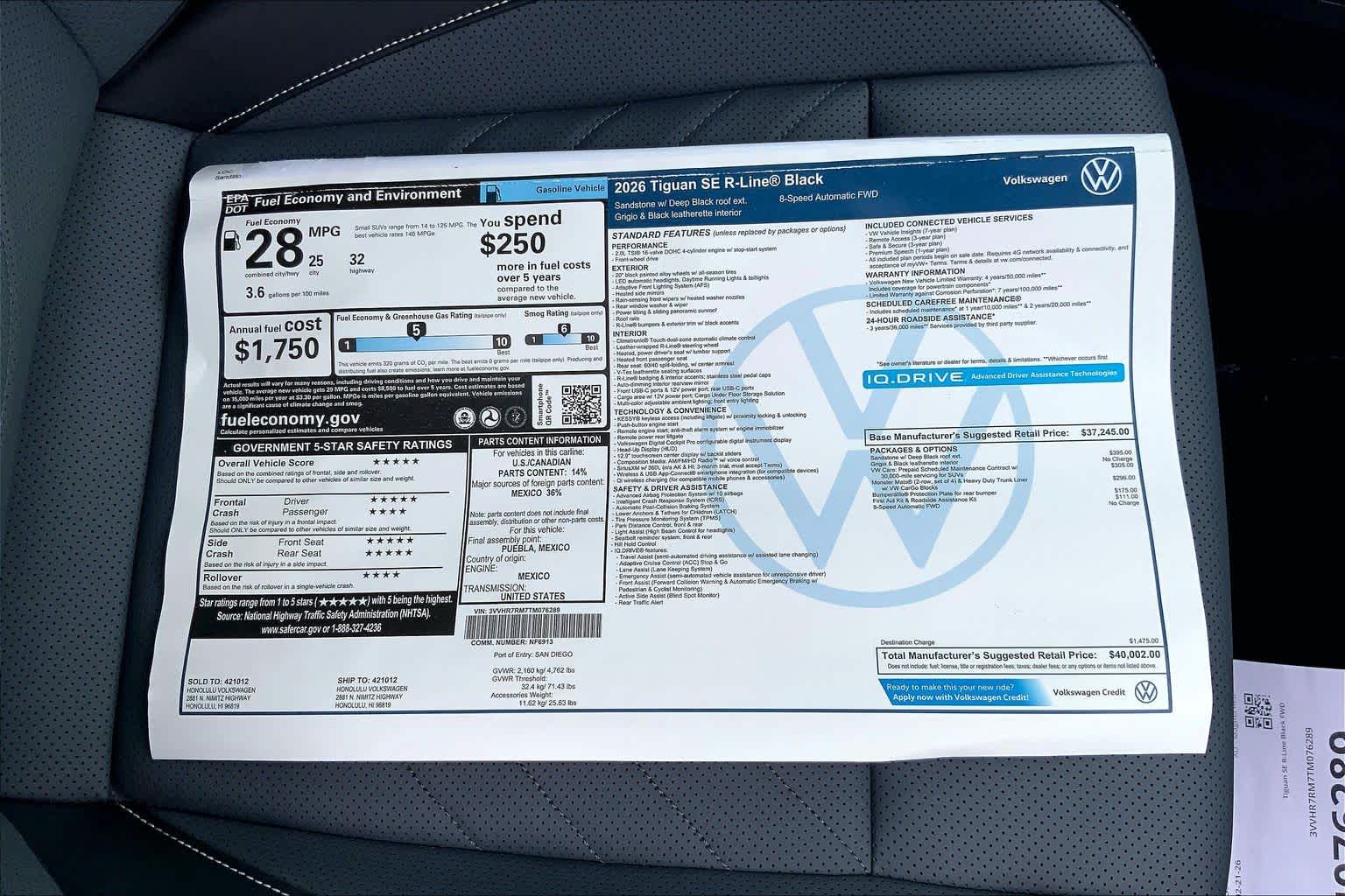 Thumbnail: 2026 Volkswagen Tiguan - 23