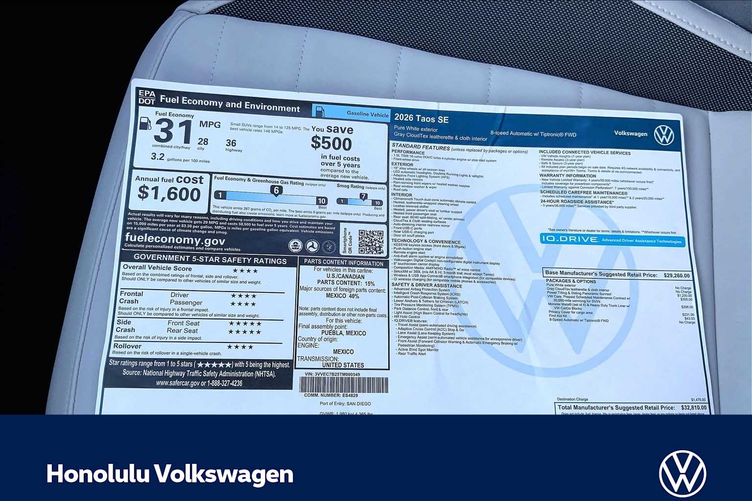 Thumbnail: 2026 Volkswagen Taos - 23