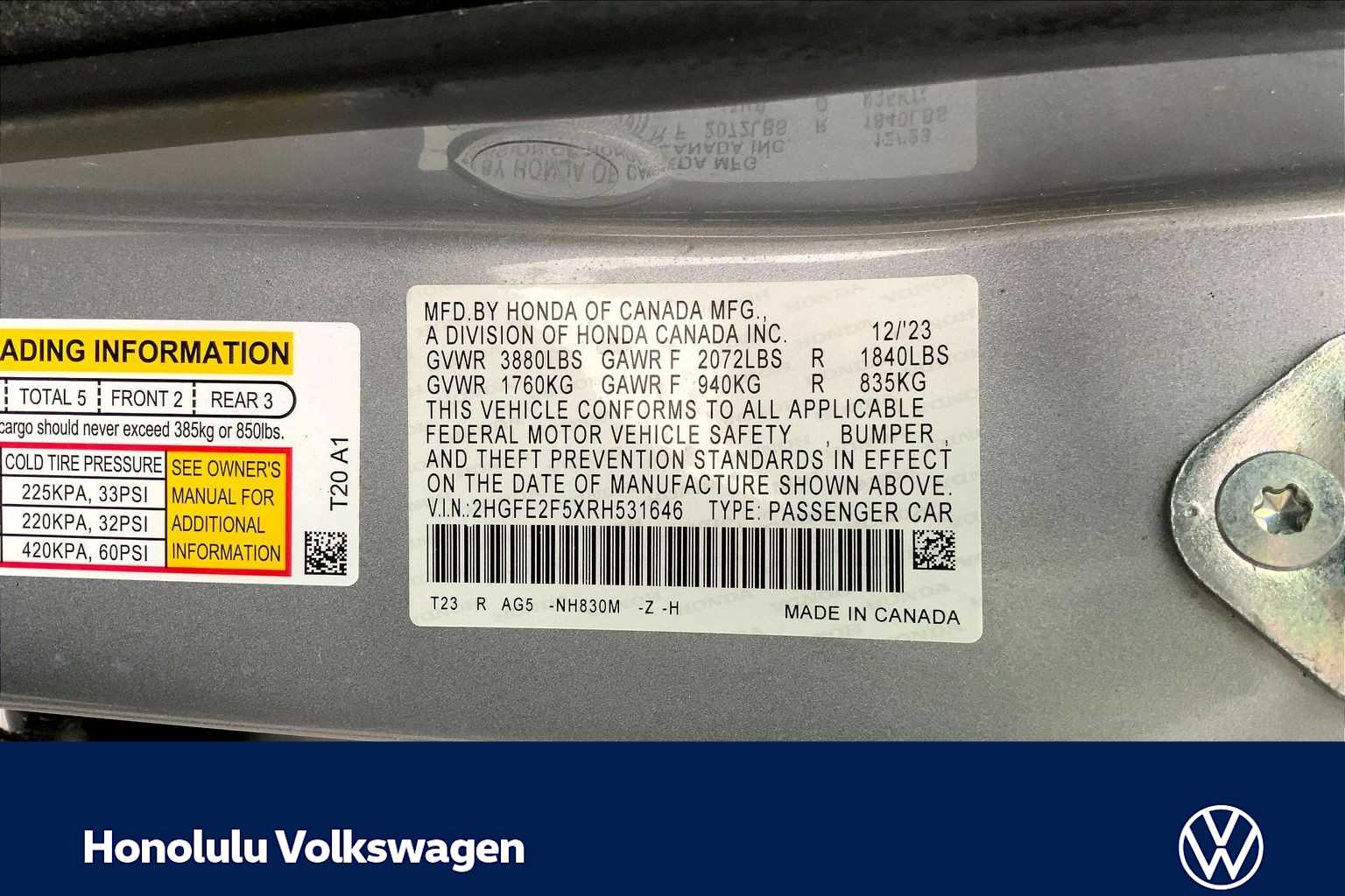 Thumbnail: 2024 Honda Civic - 20