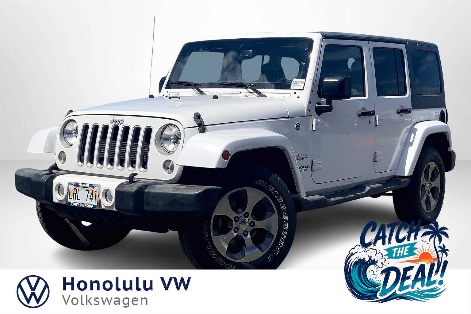 2016 Jeep Wrangler JK Unlimited at Honolulu Volkswagen, photo 1
