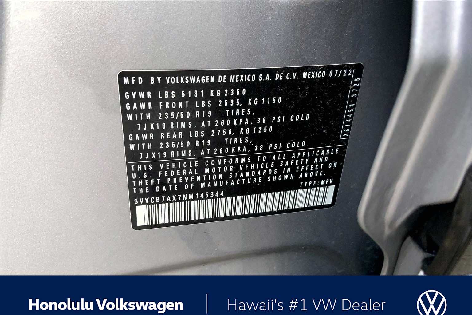 Thumbnail: 2022 Volkswagen Tiguan - 19