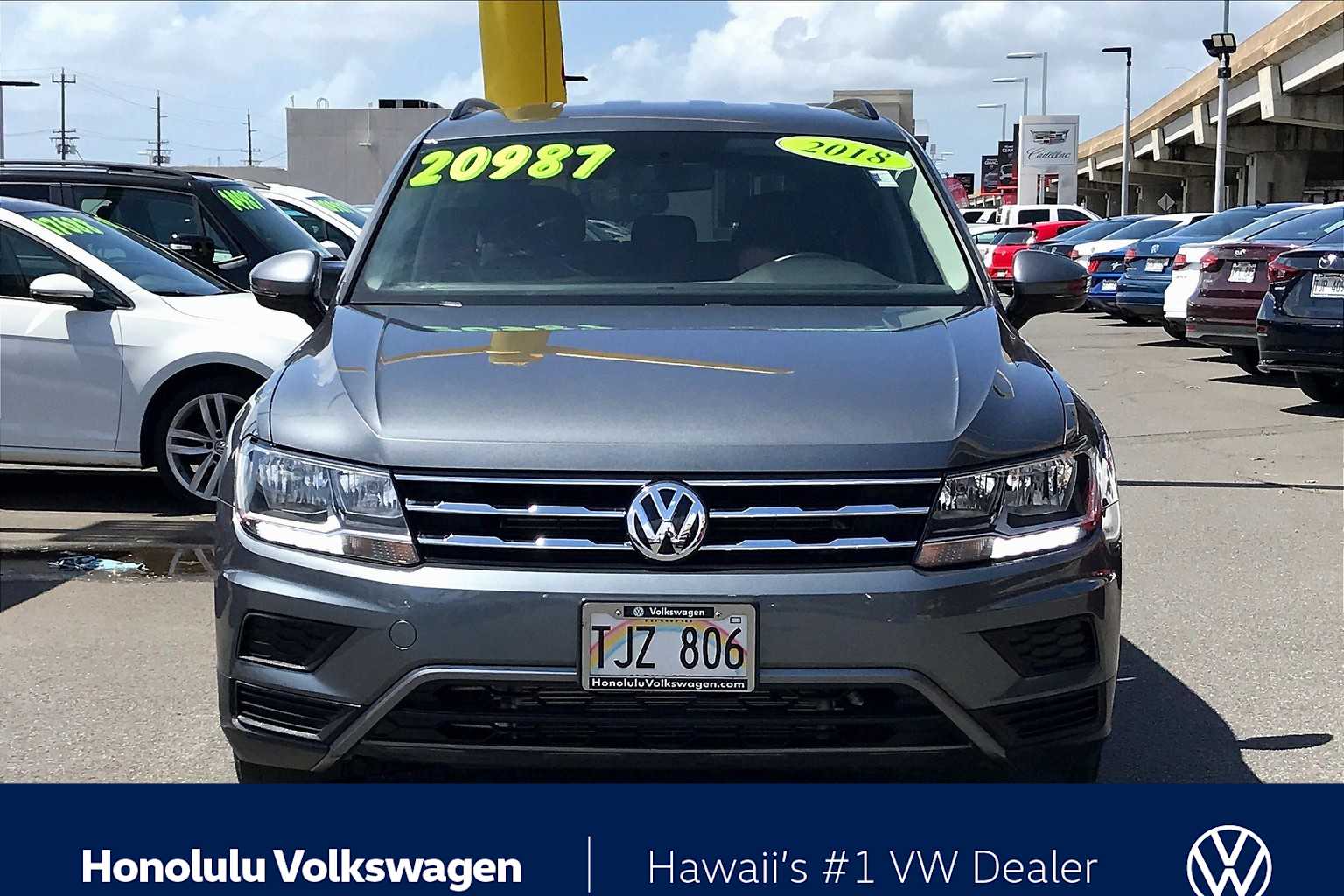 Used 2018 Volkswagen Tiguan SE with VIN 3VV3B7AX5JM066586 for sale in Honolulu, HI