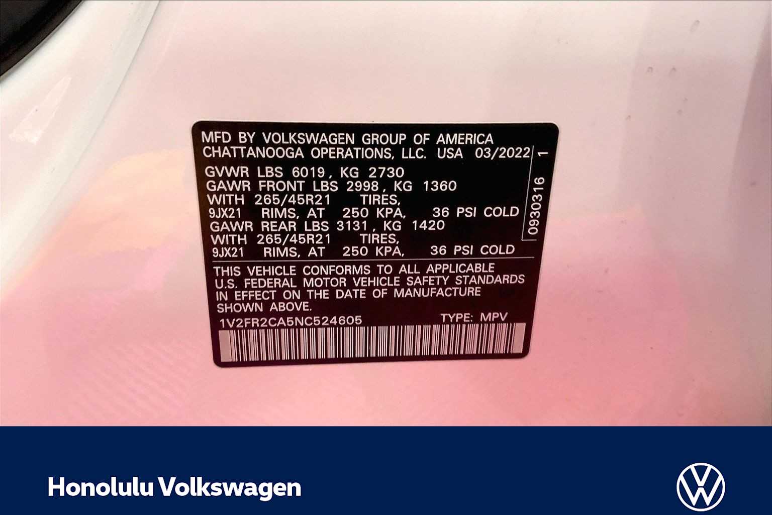 Thumbnail: 2022 Volkswagen Atlas - 20