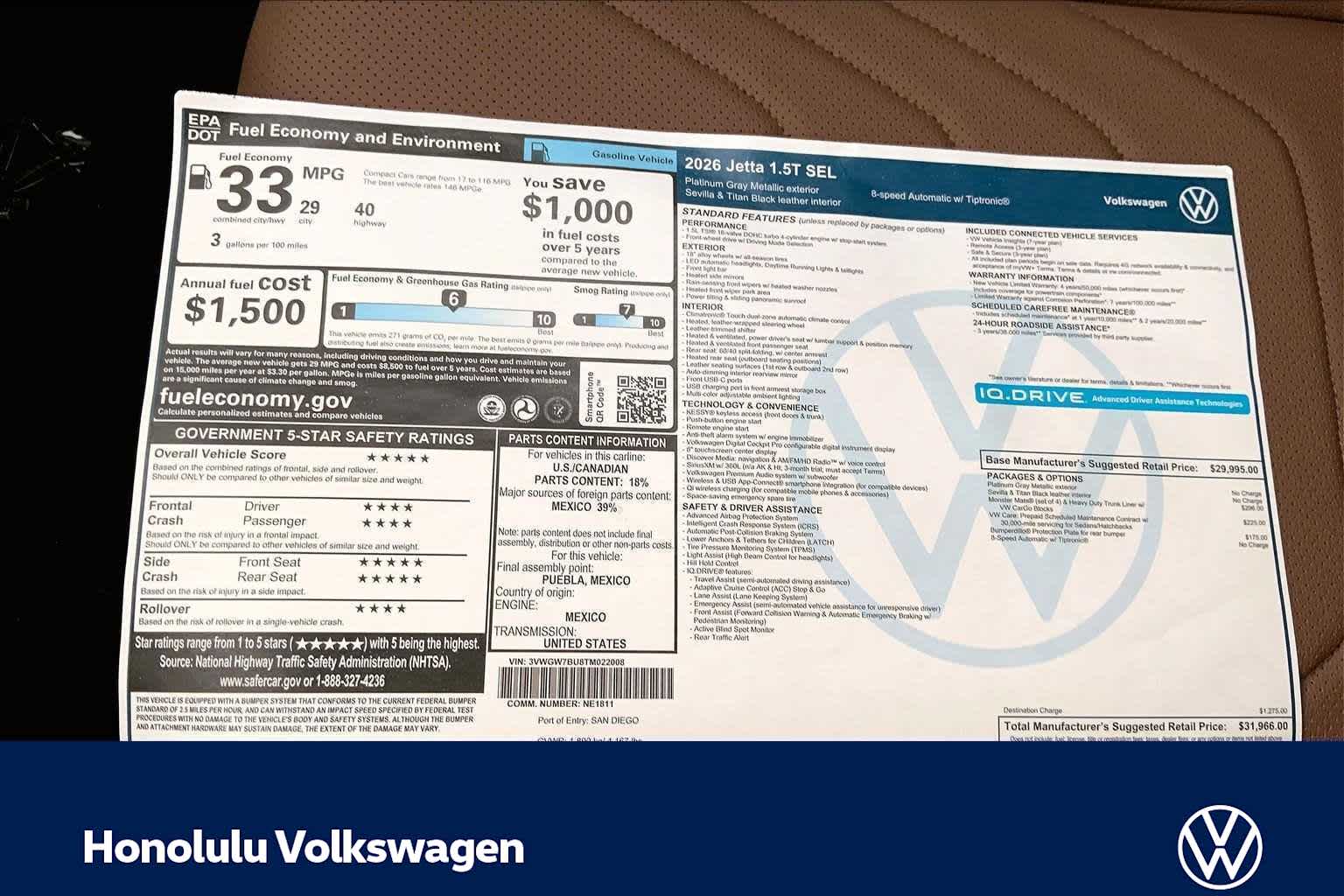 Thumbnail: 2026 Volkswagen Jetta - 23