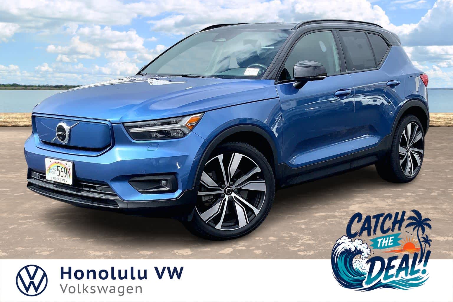 Used 2021 Volvo XC40 Recharge with VIN YV4ED3UR9M2583938 for sale in Honolulu, HI
