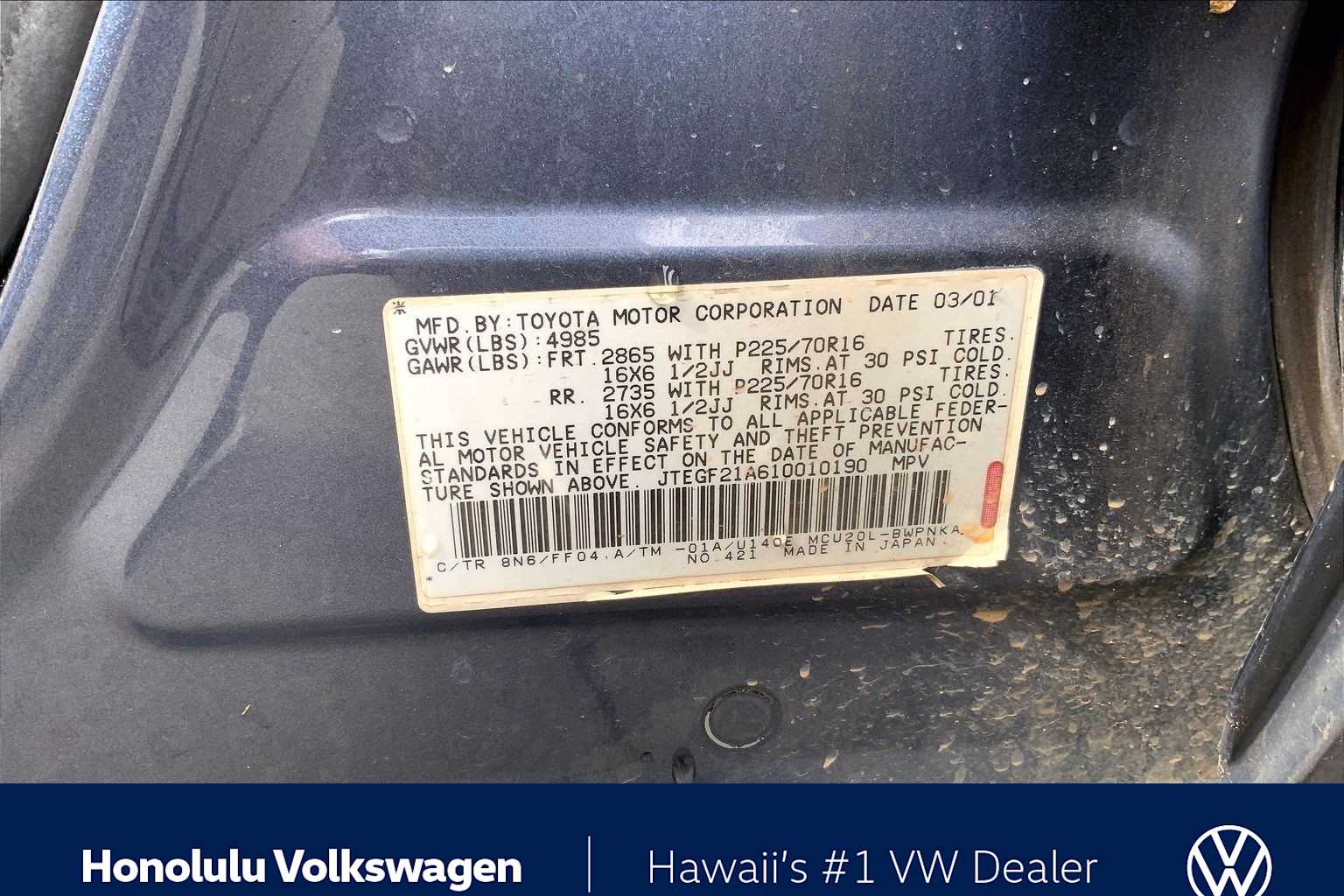 Thumbnail: 2001 Toyota Highlander - 19