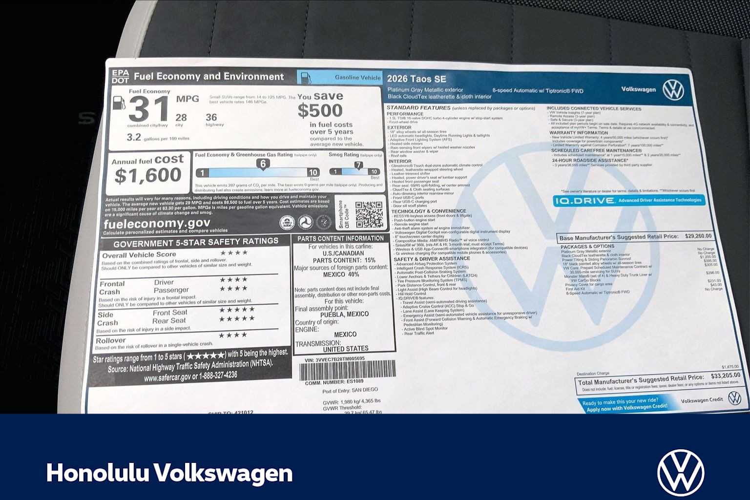 Thumbnail: 2026 Volkswagen Taos - 23