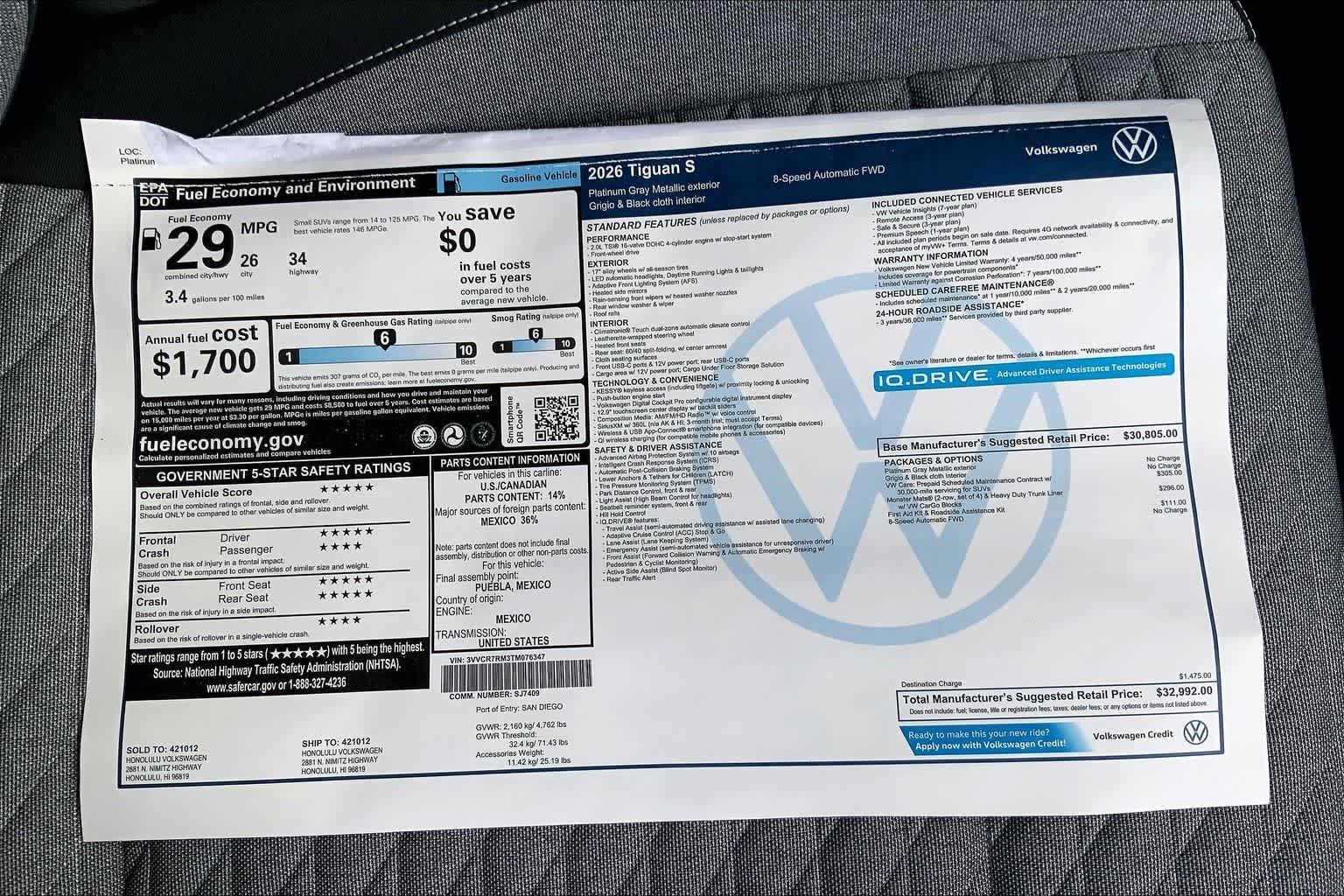 Thumbnail: 2026 Volkswagen Tiguan - 23