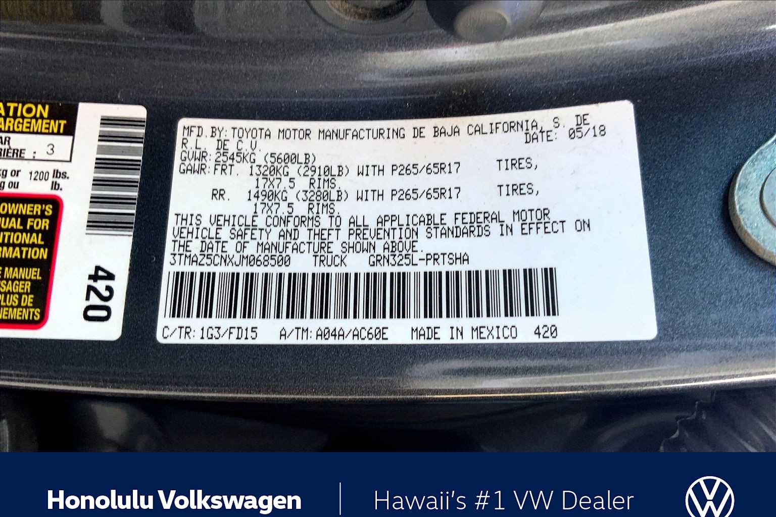 Thumbnail: 2018 Toyota Tacoma - 19