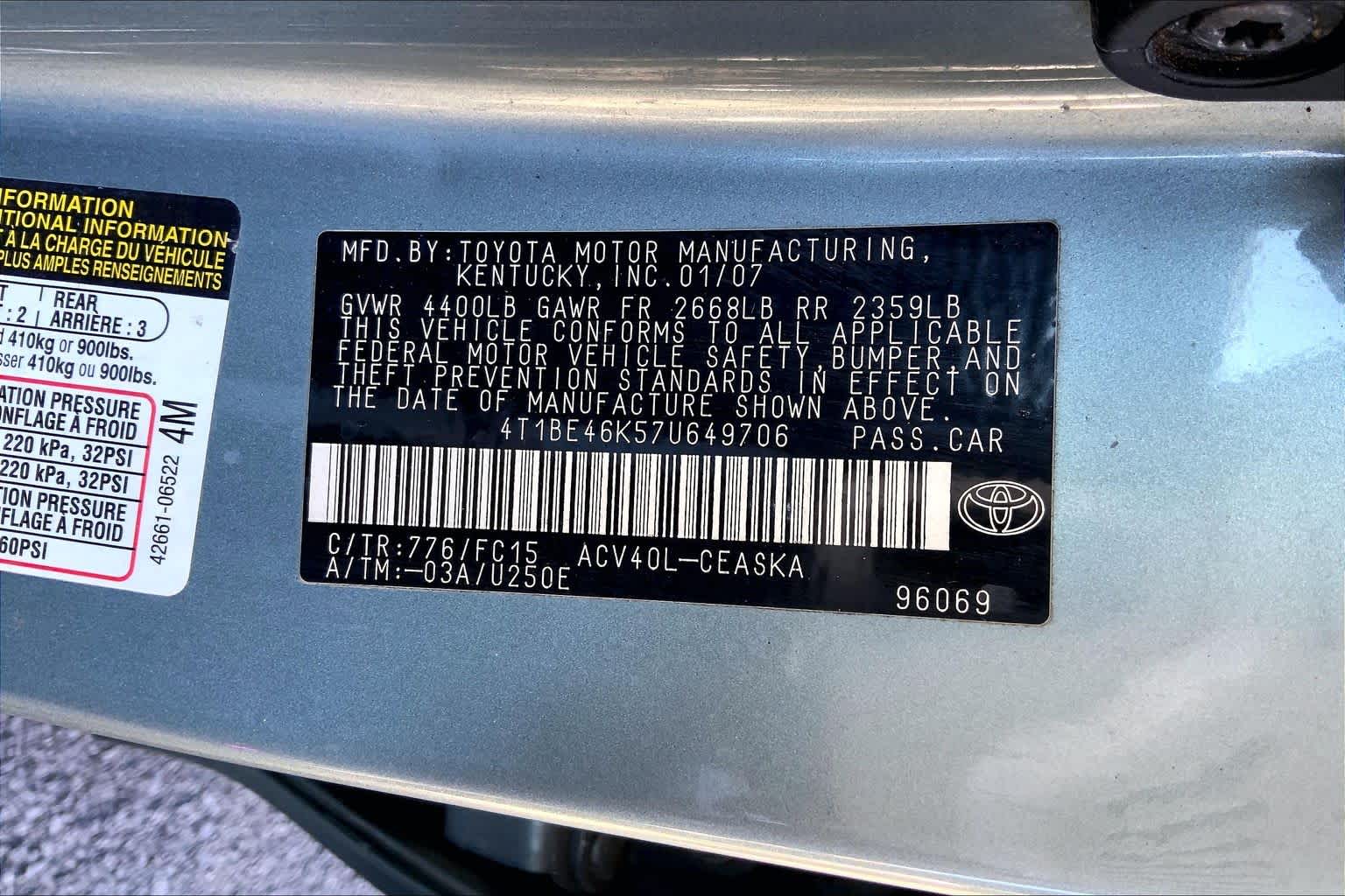 Thumbnail: 2007 Toyota Camry - 19