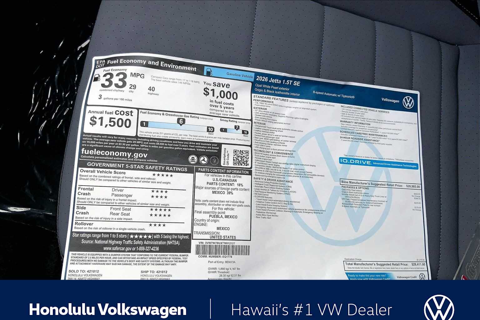 Thumbnail: 2026 Volkswagen Jetta - 23