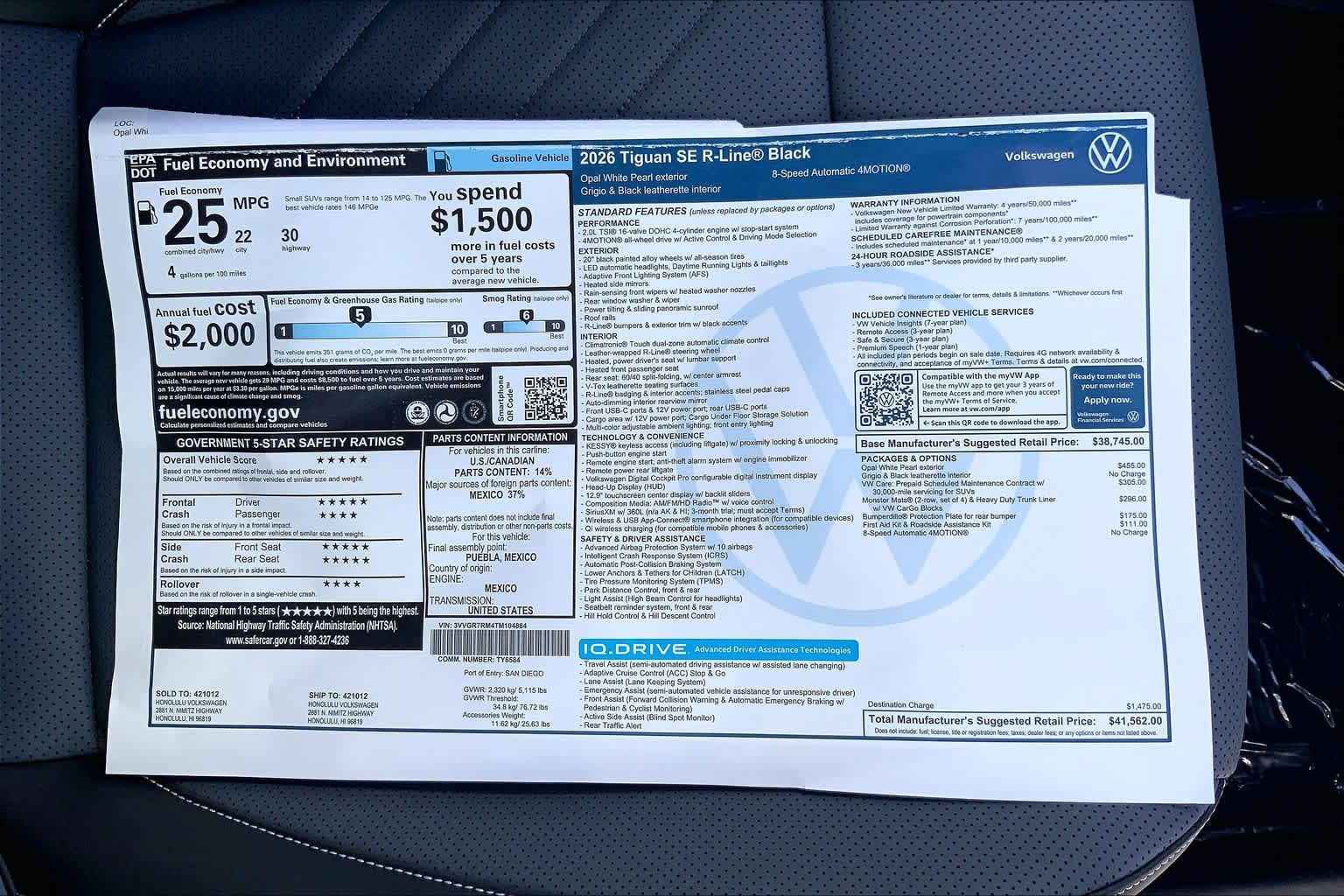 Thumbnail: 2026 Volkswagen Tiguan - 23