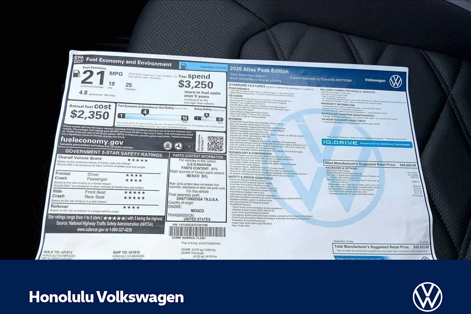 Thumbnail: 2026 Volkswagen Atlas - 23