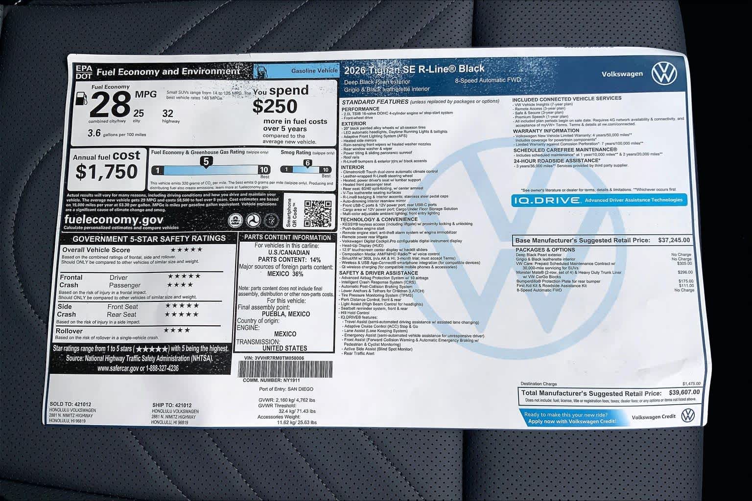 Thumbnail: 2026 Volkswagen Tiguan - 23