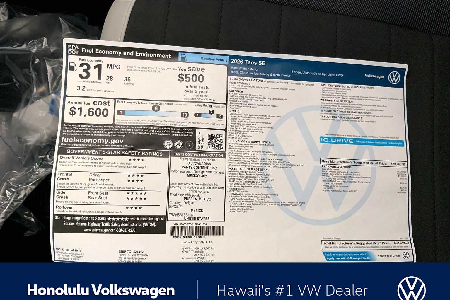 Thumbnail: 2026 Volkswagen Taos - 23