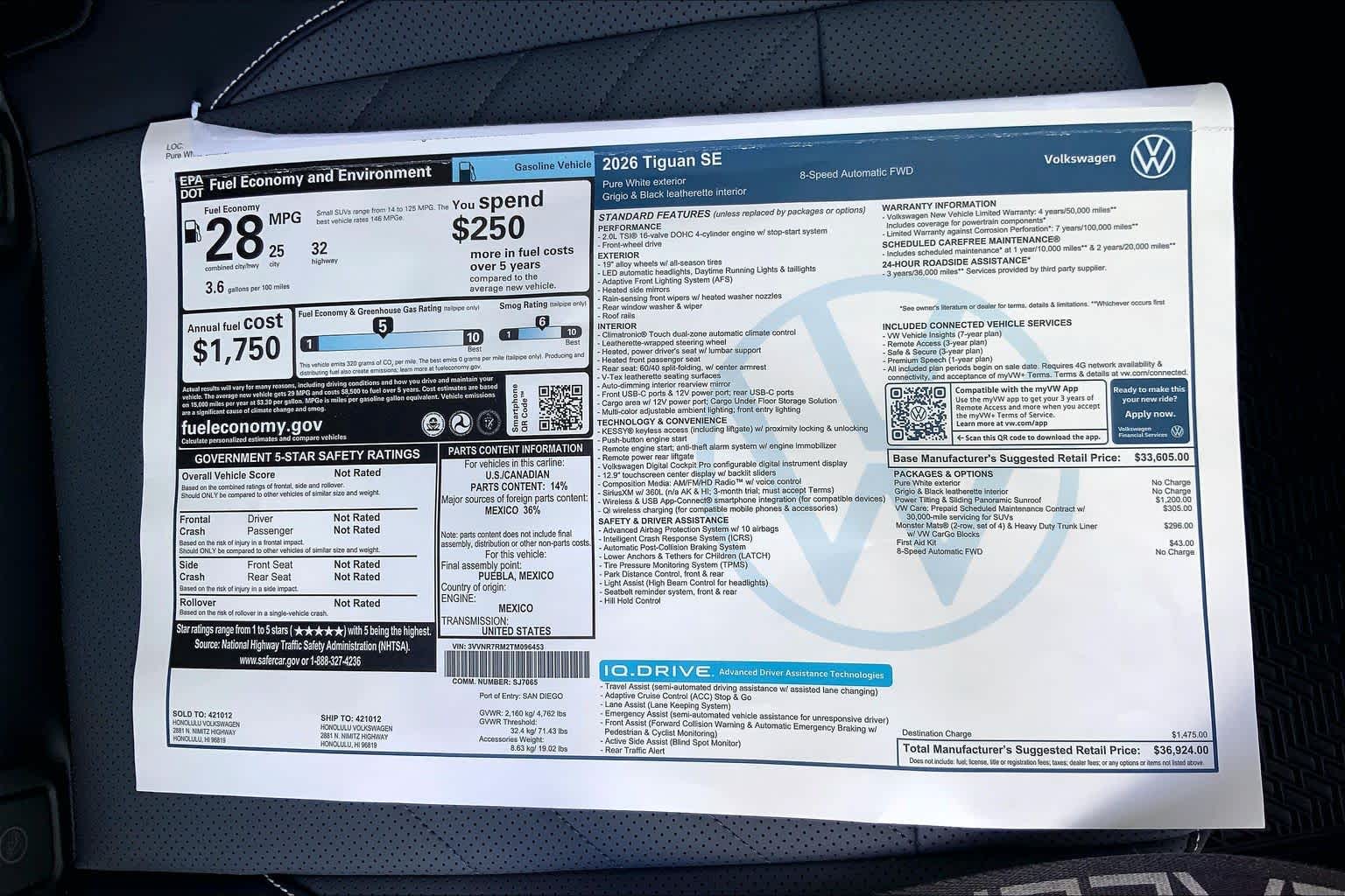 Thumbnail: 2026 Volkswagen Tiguan - 23