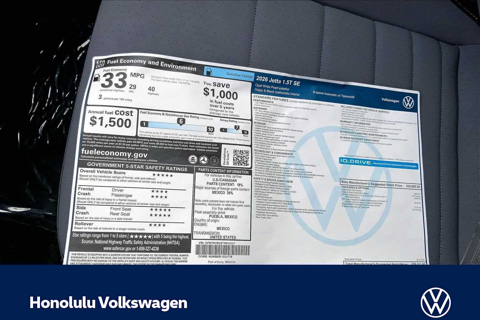 Thumbnail: 2026 Volkswagen Jetta - 23