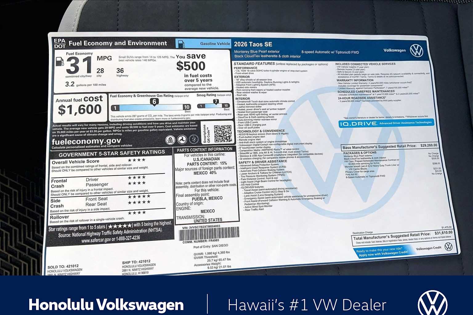 Thumbnail: 2026 Volkswagen Taos - 23