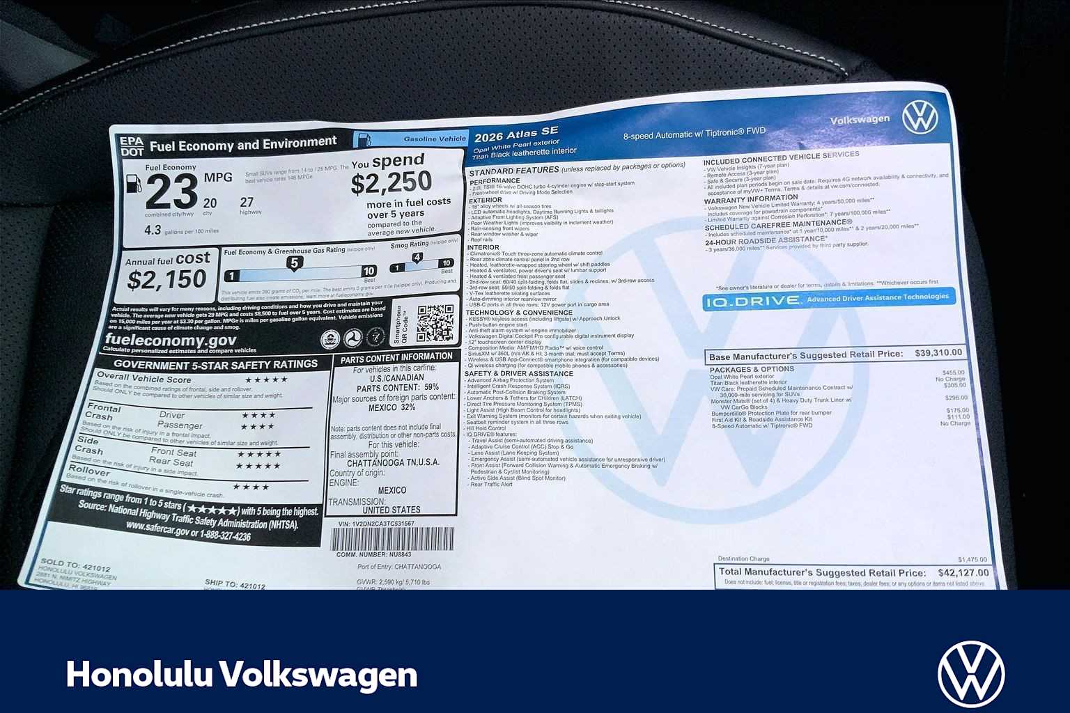 Thumbnail: 2026 Volkswagen Atlas - 23