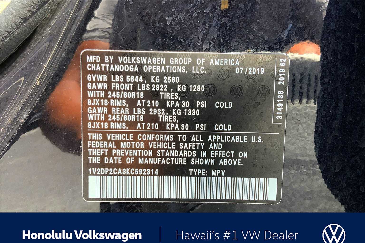 Thumbnail: 2019 Volkswagen Atlas - 20