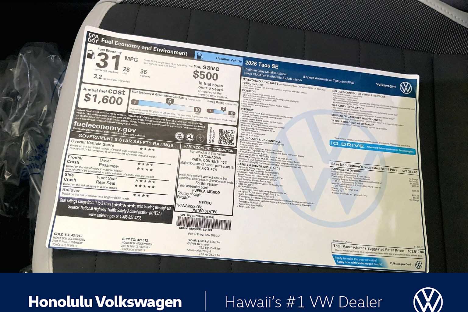 Thumbnail: 2026 Volkswagen Taos - 23