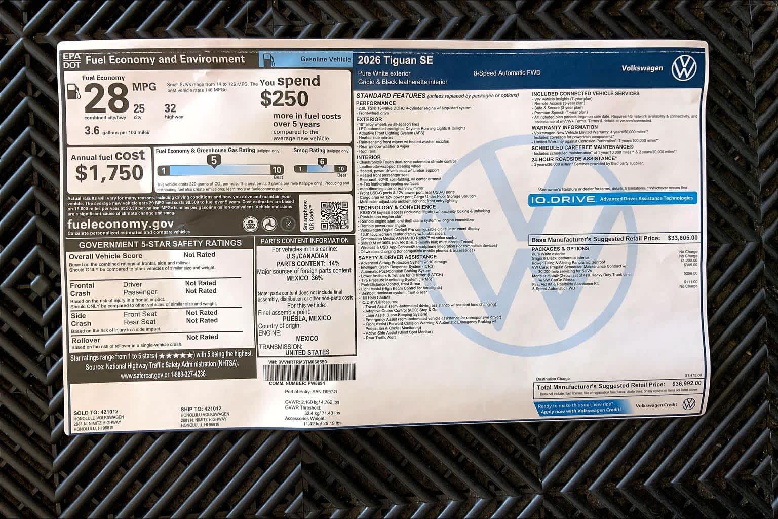 Thumbnail: 2026 Volkswagen Tiguan - 23
