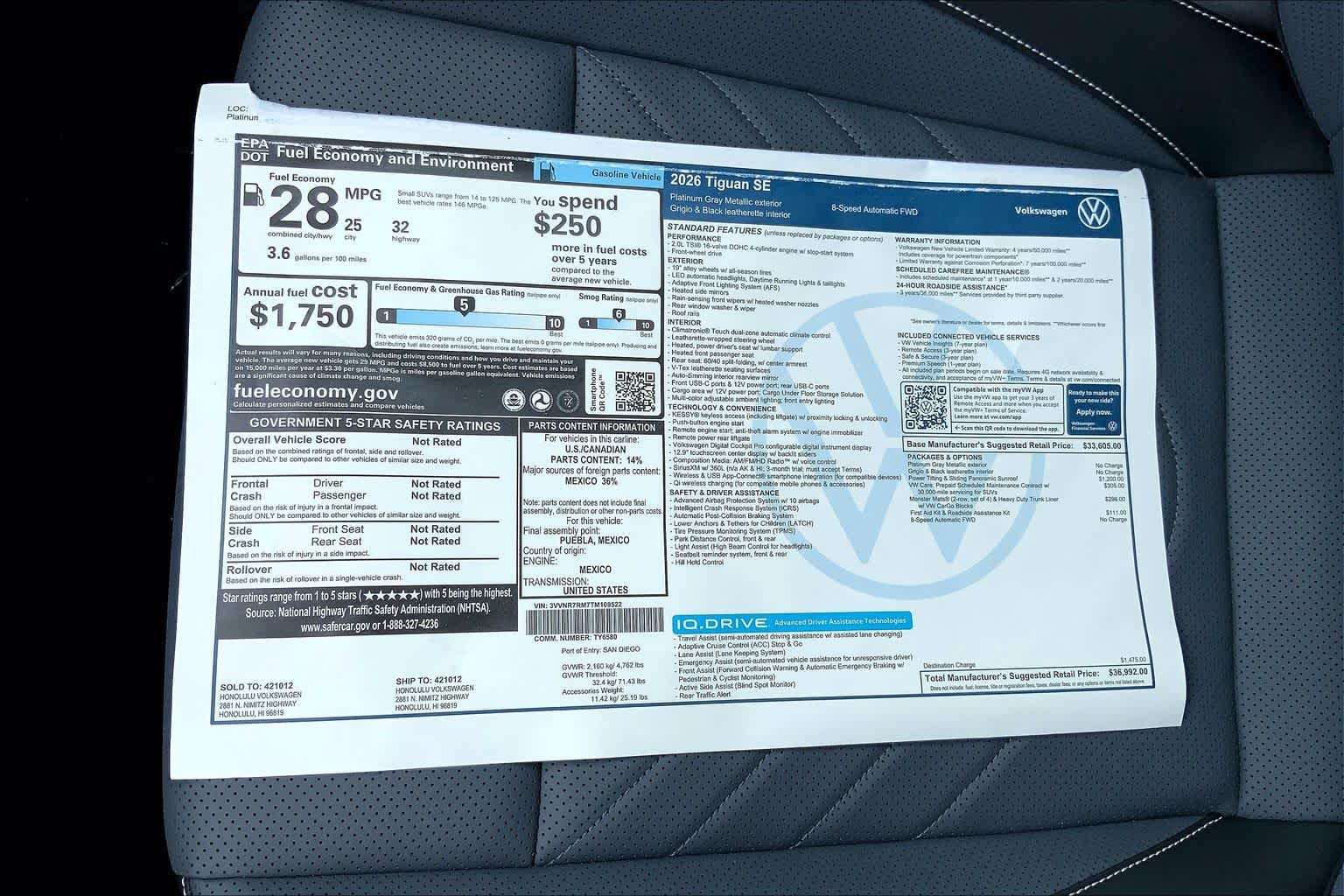 Thumbnail: 2026 Volkswagen Tiguan - 23