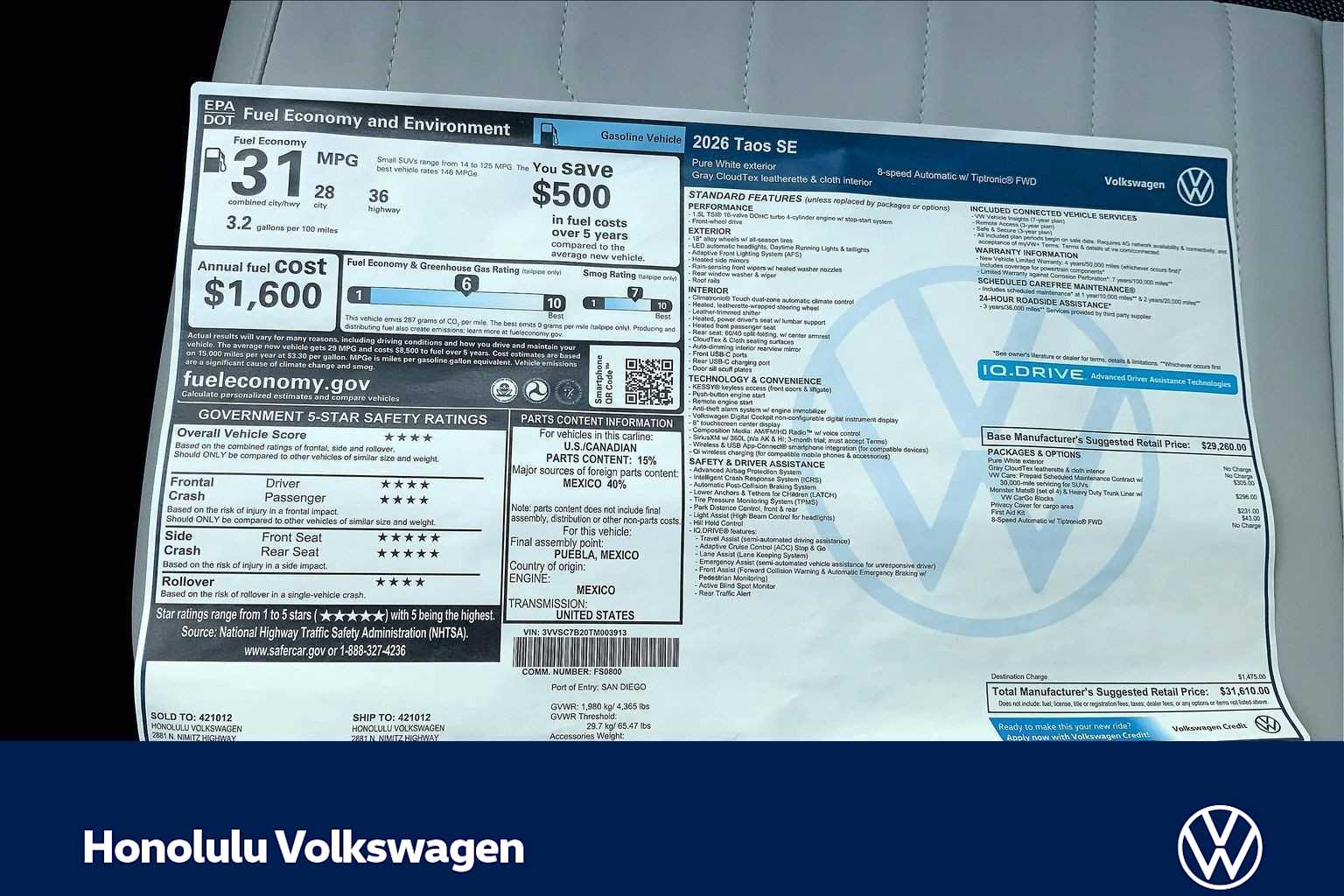 Thumbnail: 2026 Volkswagen Taos - 23