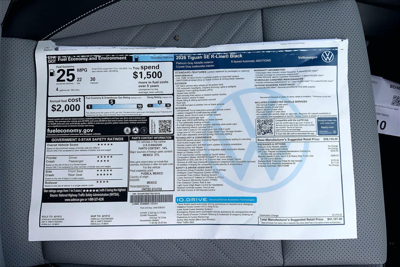 Thumbnail: 2026 Volkswagen Tiguan - 23