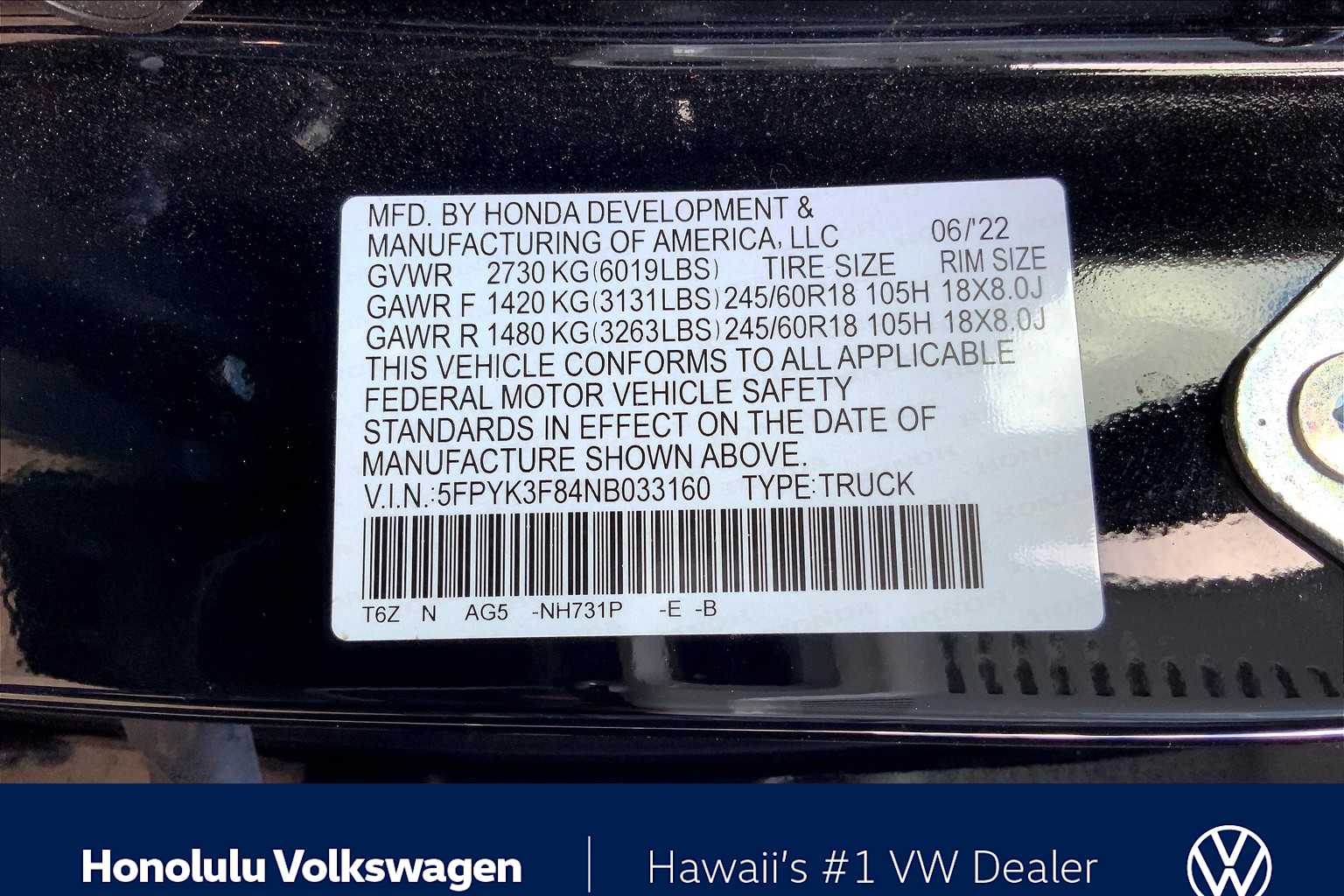 Thumbnail: 2022 Honda Ridgeline - 19