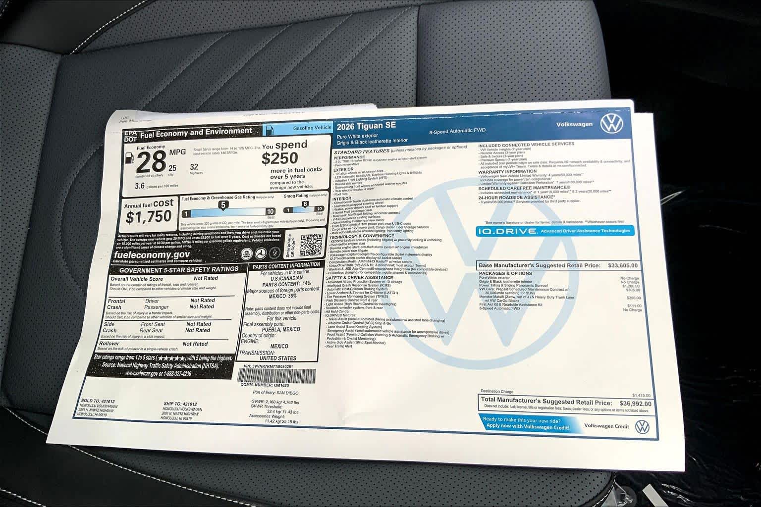 Thumbnail: 2026 Volkswagen Tiguan - 23