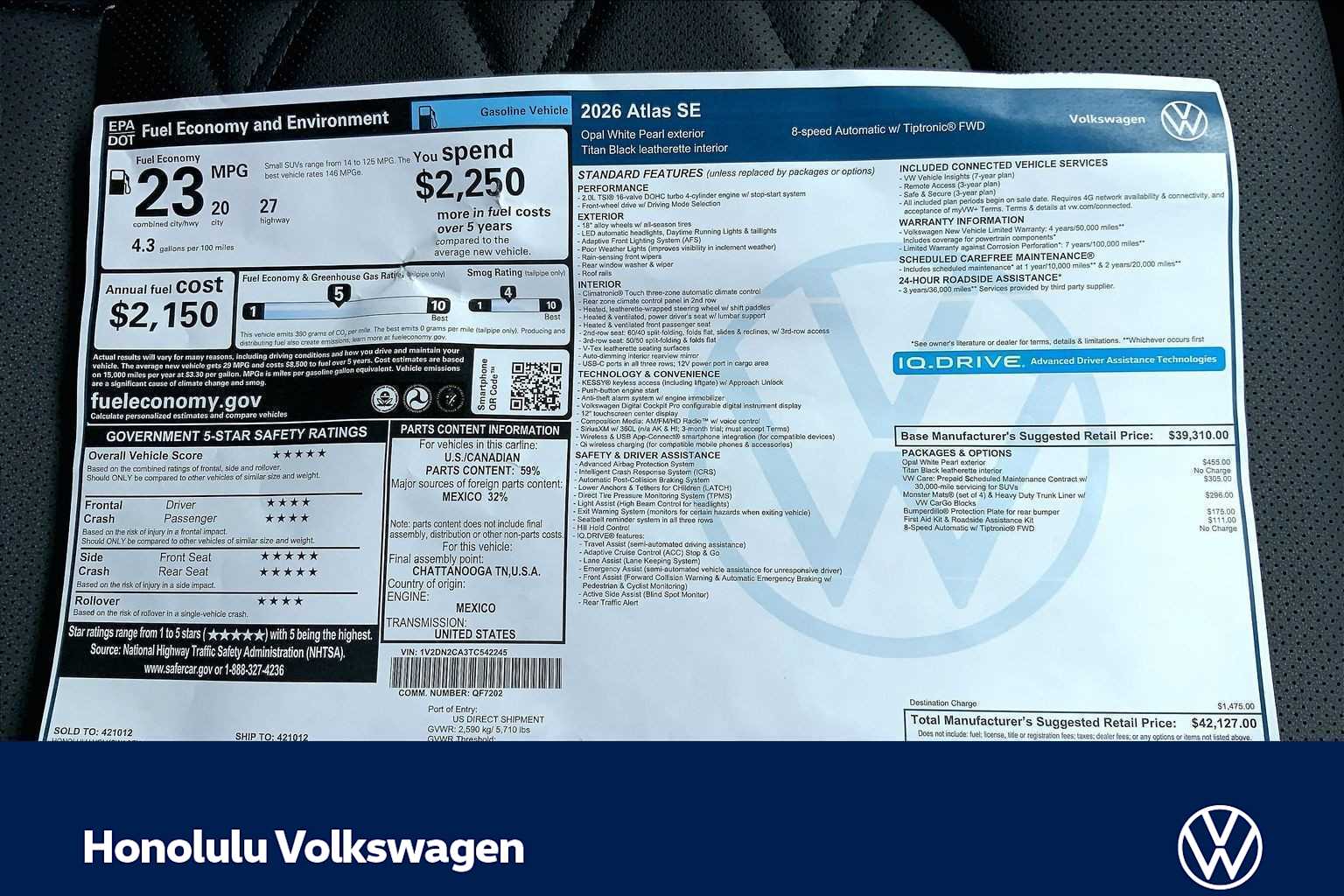 Thumbnail: 2026 Volkswagen Atlas - 23