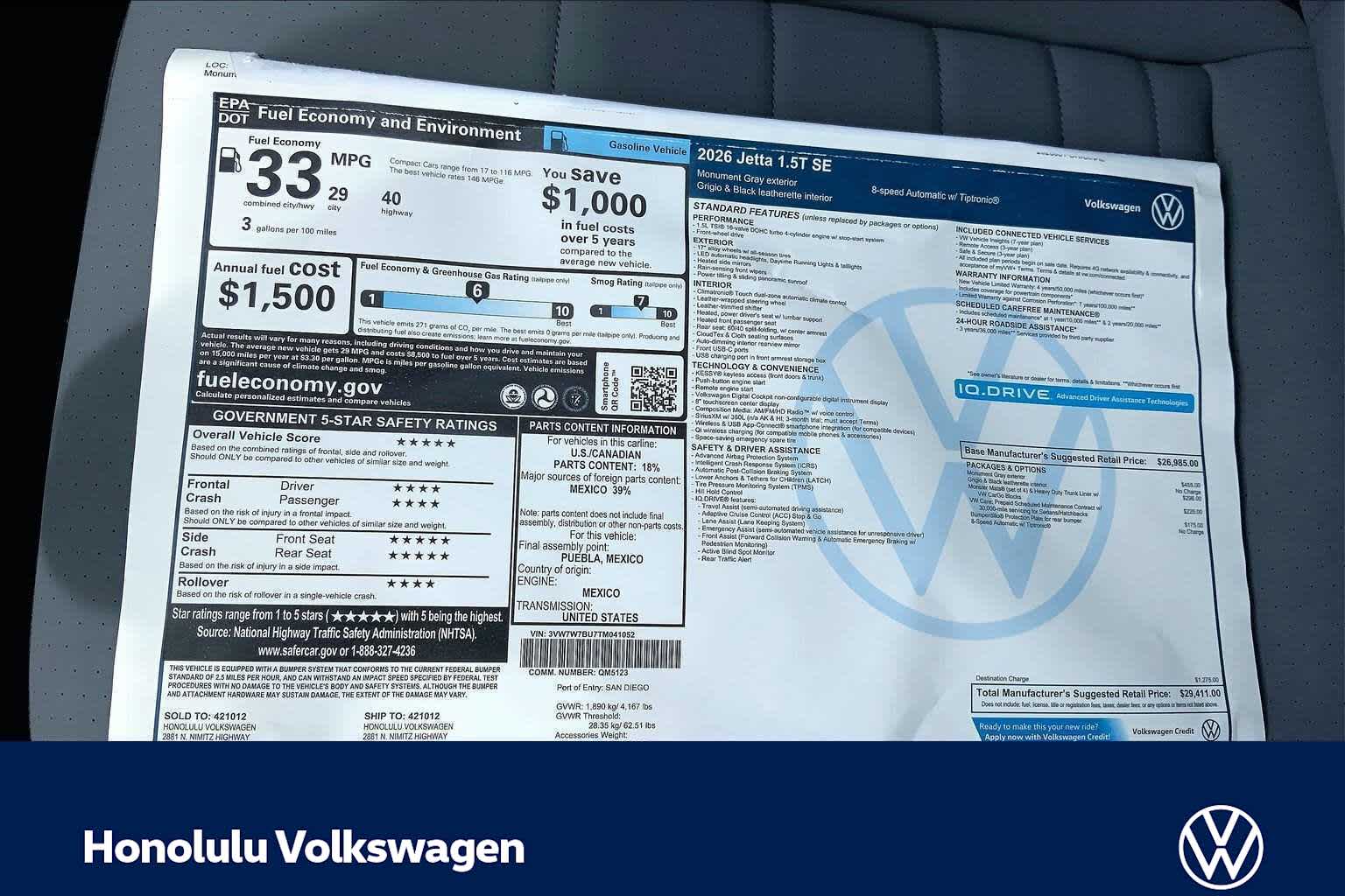Thumbnail: 2026 Volkswagen Jetta - 23