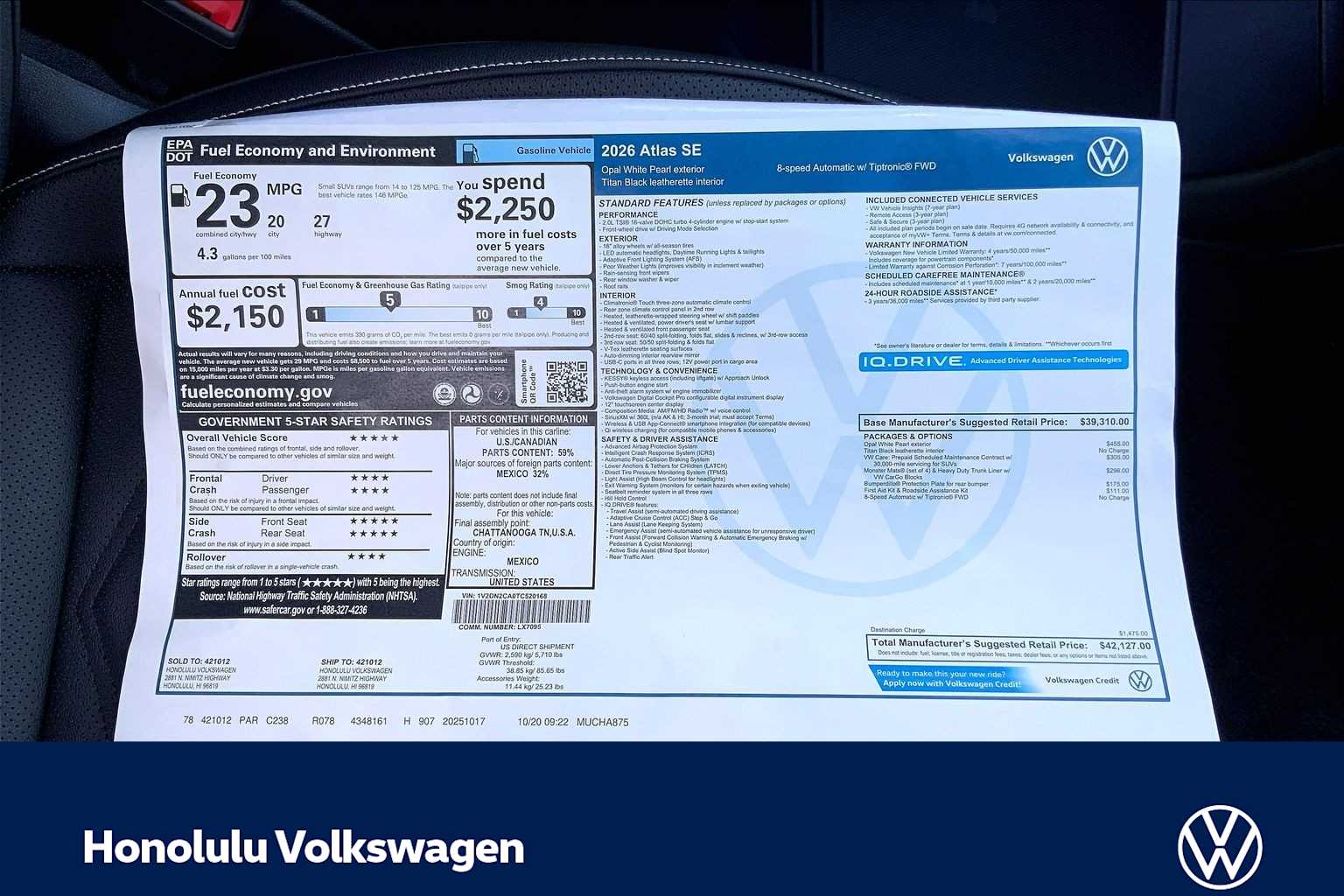 Thumbnail: 2026 Volkswagen Atlas - 23