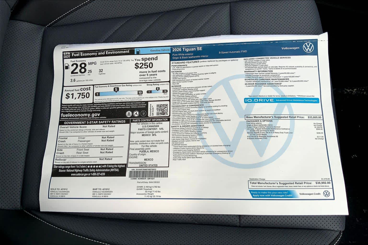 Thumbnail: 2026 Volkswagen Tiguan - 23