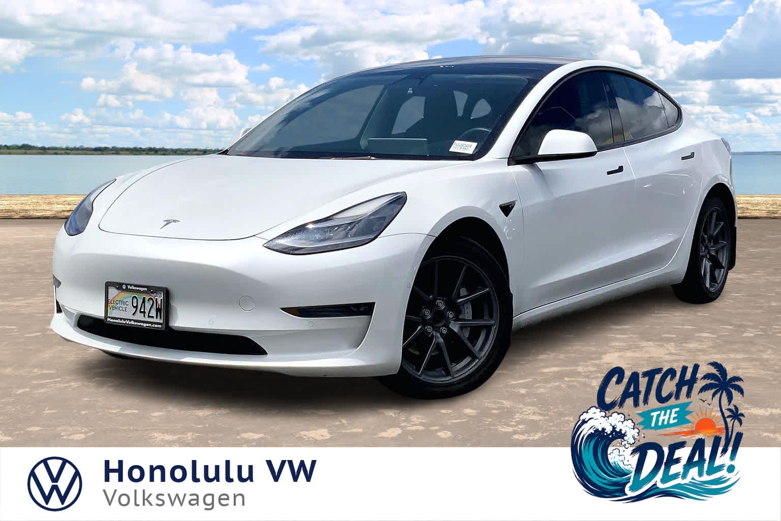 Used 2022 Tesla Model 3 Long Range with VIN 5YJ3E1EB7NF126041 for sale in Honolulu, HI