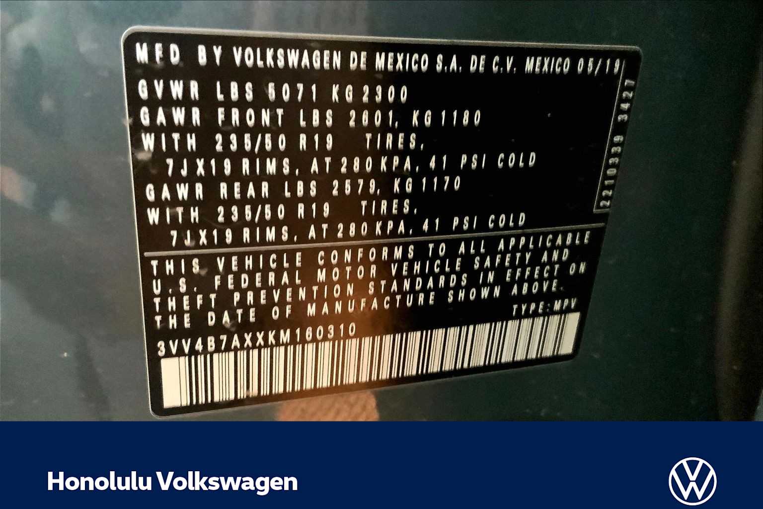 Thumbnail: 2019 Volkswagen Tiguan - 19