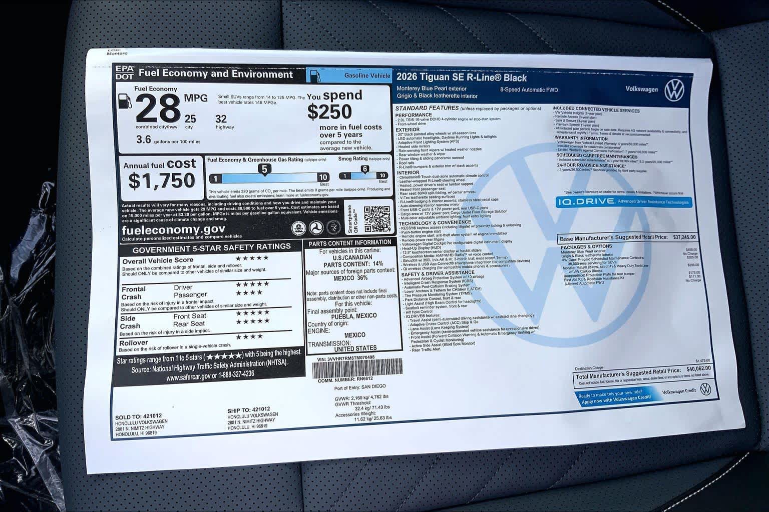 Thumbnail: 2026 Volkswagen Tiguan - 23