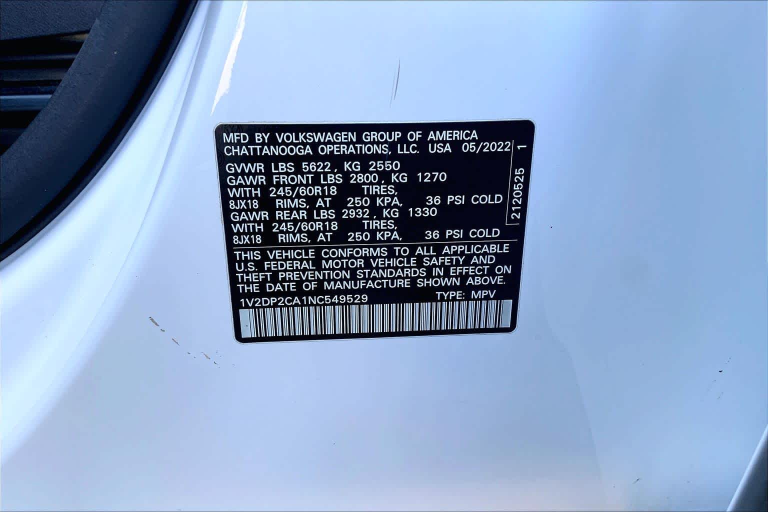 Thumbnail: 2022 Volkswagen Atlas - 19