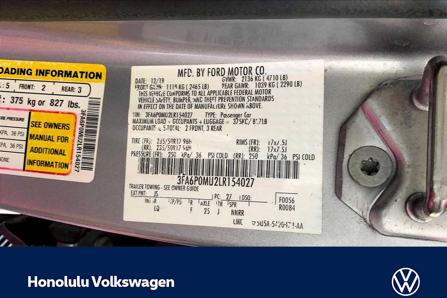 Thumbnail: 2020 Ford Fusion - 20