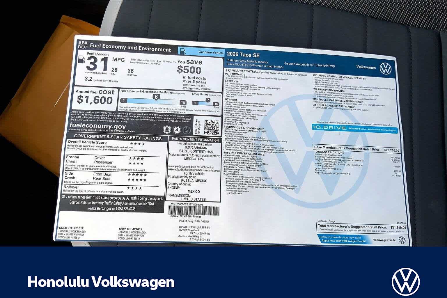 Thumbnail: 2026 Volkswagen Taos - 23