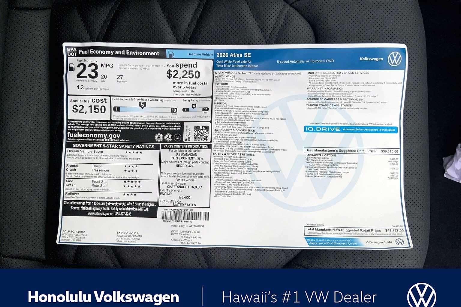 Thumbnail: 2026 Volkswagen Atlas - 23