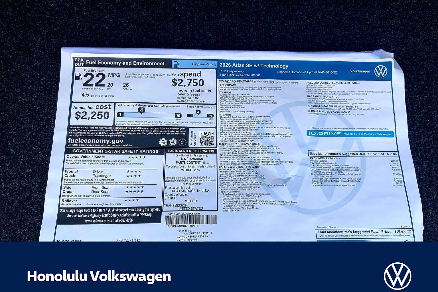 Thumbnail: 2026 Volkswagen Atlas - 23