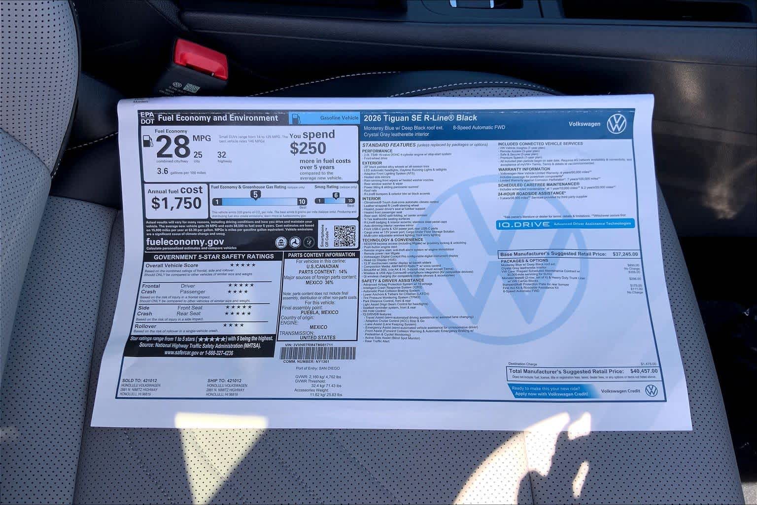 Thumbnail: 2026 Volkswagen Tiguan - 23