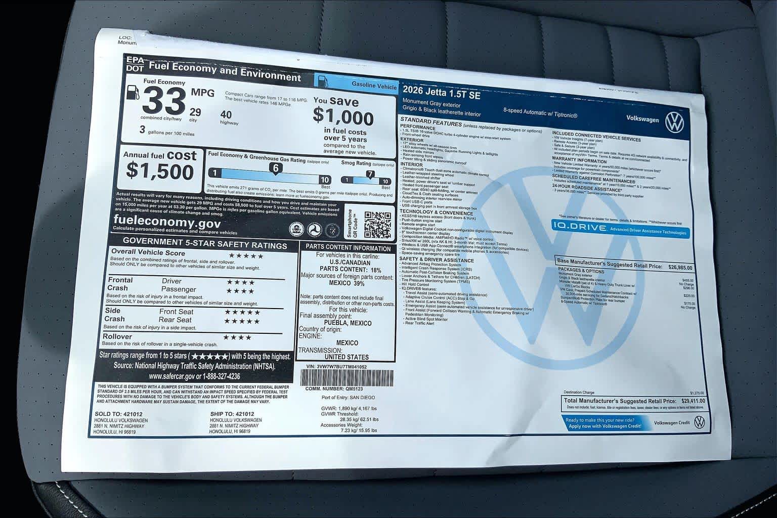 Thumbnail: 2026 Volkswagen Jetta - 23