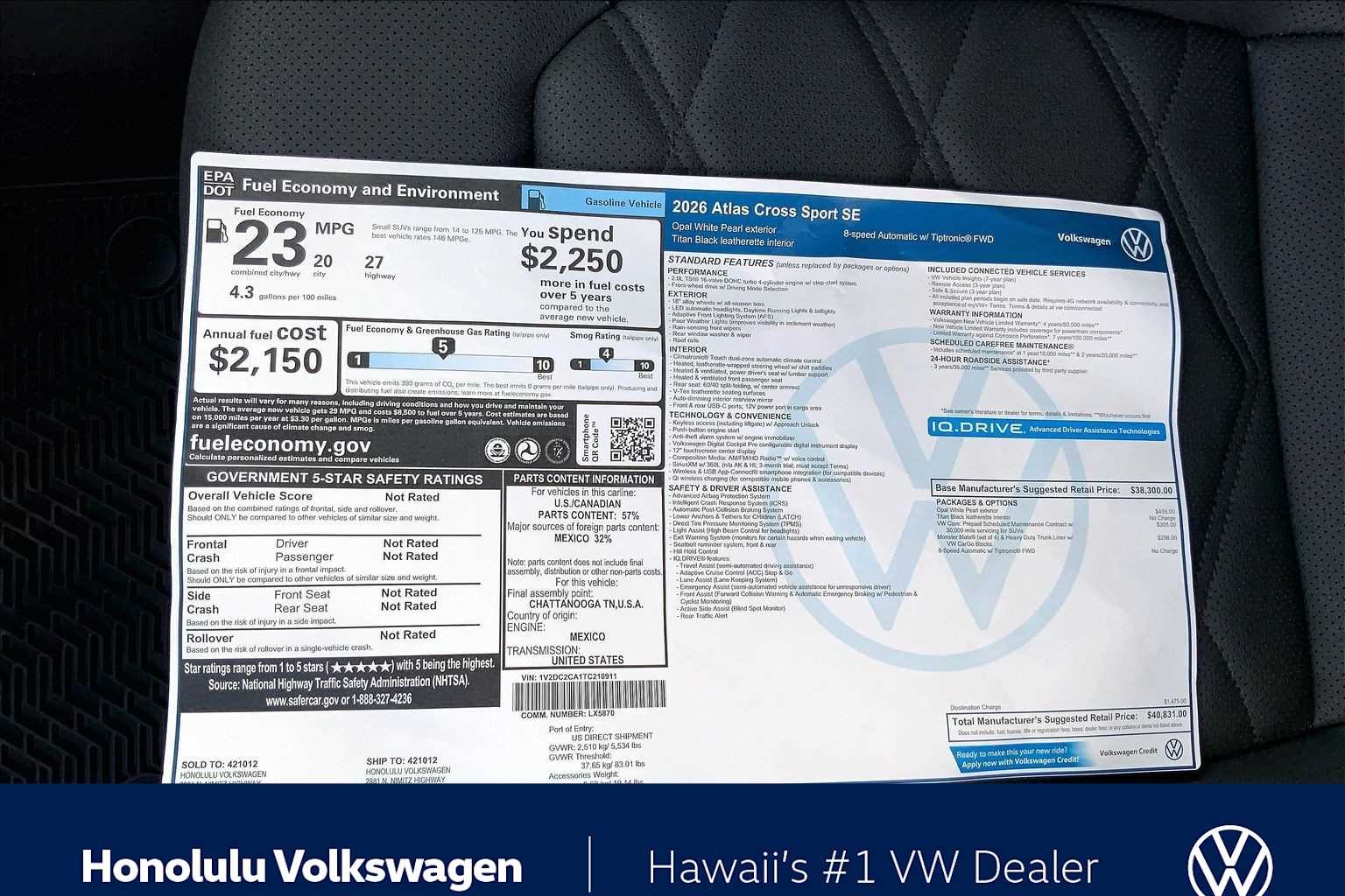 Thumbnail: 2026 Volkswagen Atlas - 23