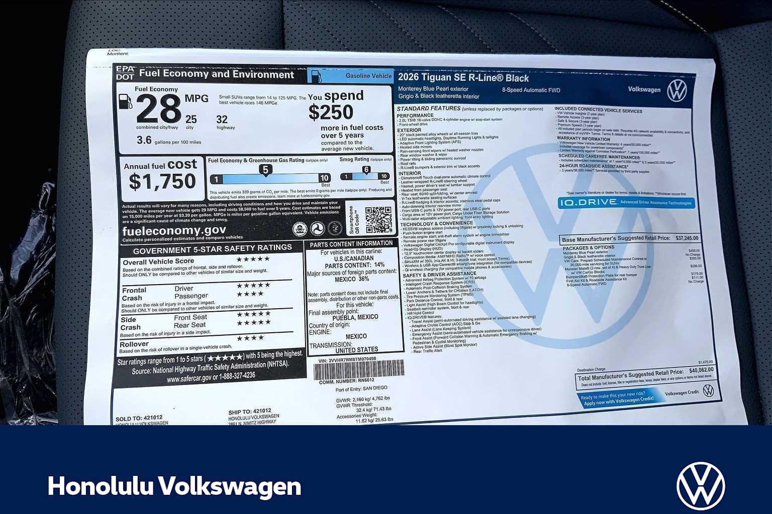 Thumbnail: 2026 Volkswagen Tiguan - 22