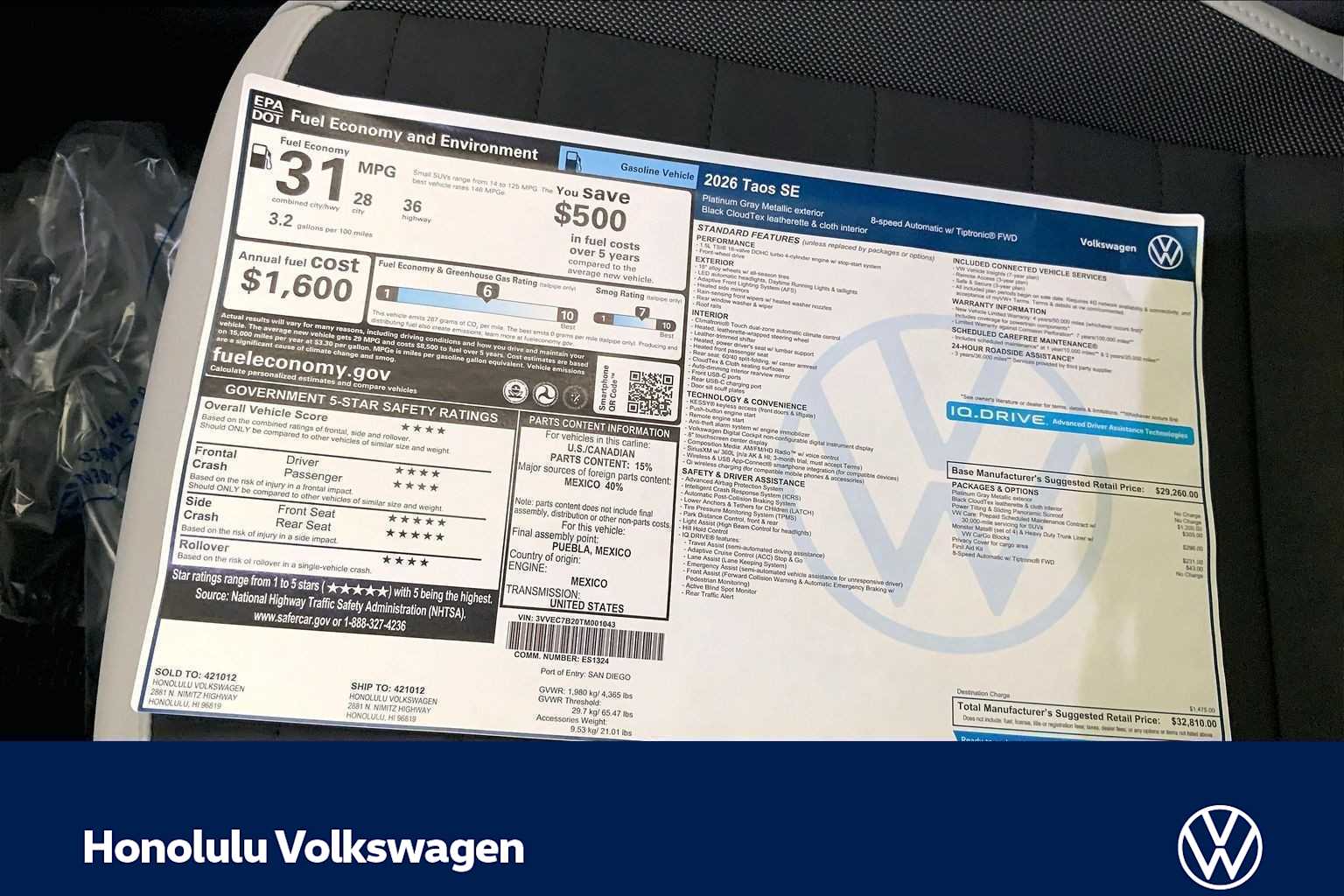 Thumbnail: 2026 Volkswagen Taos - 23